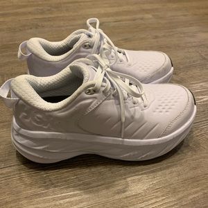 Hoka One One Bondi SR White Sneakers Size 6